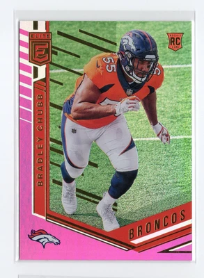 2018 Elite Bradley Chubb RC #190 Pink Denver Broncos - Image 1 of 2