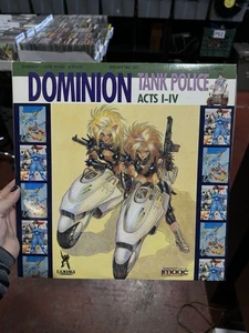 Dominion Tank Police Acts 1-4 Laserdisc Anime Japanese - Picture 1 of 6