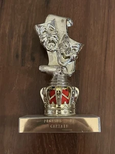 1981 Pegasus Captain Trophy- Mardi Gras Krewe Favor - Picture 1 of 2