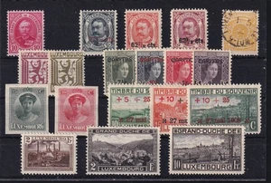 Luxemburgo muy buen lote sin fijasellos ** MNH y nº 39 A matasellado used #ZP089 - Imagen 1 de 1