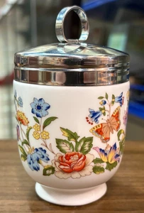 Vintage Aynsley Cottage Garden King Size Bone China Egg Coddler Unboxed SU796 - Picture 1 of 23