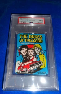 1980 Donruss Dukes of Hazzard Wax Pack PSA 8 NM-MT POP 2 none higher WOW! - Picture 1 of 5