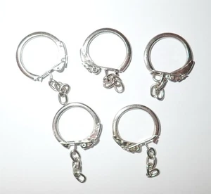 Loose Ring of Metal Key Chain Type A 5 pieces Lot - Picture 1 of 12