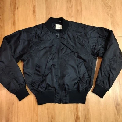 Chaqueta Bomber Fear of God Fog Flight Alpha Industries Talla S MA-1 Negra  Foto 1 de 4