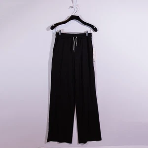 NEW Vuori Halo Essential Widely Casual Lounge Trouser Pant Black Heather XS Long - Picture 1 of 4