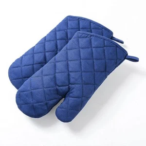 2 Pack Oven Mitt Pot Holders Heat Resistant Kitchen Gloves for Cooking Baking - Picture 1 of 6
