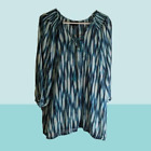 Lane Bryant 18/20 NWT 3/4 sleeve polyester top. Fall Office, travel. 