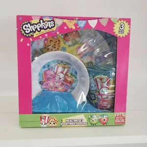 Shopkins By Zak! Designs Mealtime 3 Piece Set With Plate, Bowl & Tumbler Cup! - Picture 1 of 7