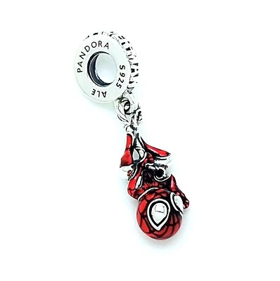 Dije colgante 100 % auténtico Pandora 925 Marvel Spider-Man 792323C01 Foto 1 de 4