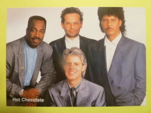 Hot Chocolate - Infothek Musik Autogrammkarte (unsigniert) - Bild 1 von 2