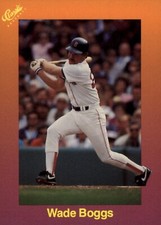 1989 Classic Travel Orange #102 Wade Boggs Boston Red Sox HOF