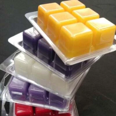 Moldes de almeja de fusión de tarta de cera de plástico tamaño 6 cavidades JUMBO (6-12-25-50 unidades) Foto 1 de 2