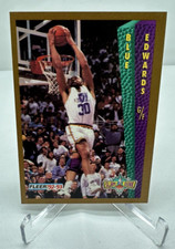 1992-93 Fleer Blue Edwards Milwaukee Bucks Basketball Card #290