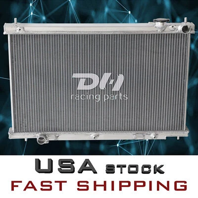 Radiador todo aluminio AT/MT para Infiniti G35 Spawon 2003-2007 2004 3,5 L V6 3 filas Foto 1 de 4