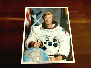 RUSTY SCHWEICKART RUSSELL APOLLO 9 ASTRONAUT SIGNED AUTO NASA LITHO PHOTO JSA  - Picture 1 of 3