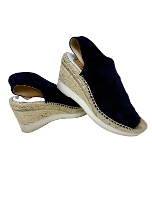 KANNA Azul Marino Gamuza Cuña Alpargata Sandalias Zapatos 37 España Carmen Saiz Foto 1 de 4