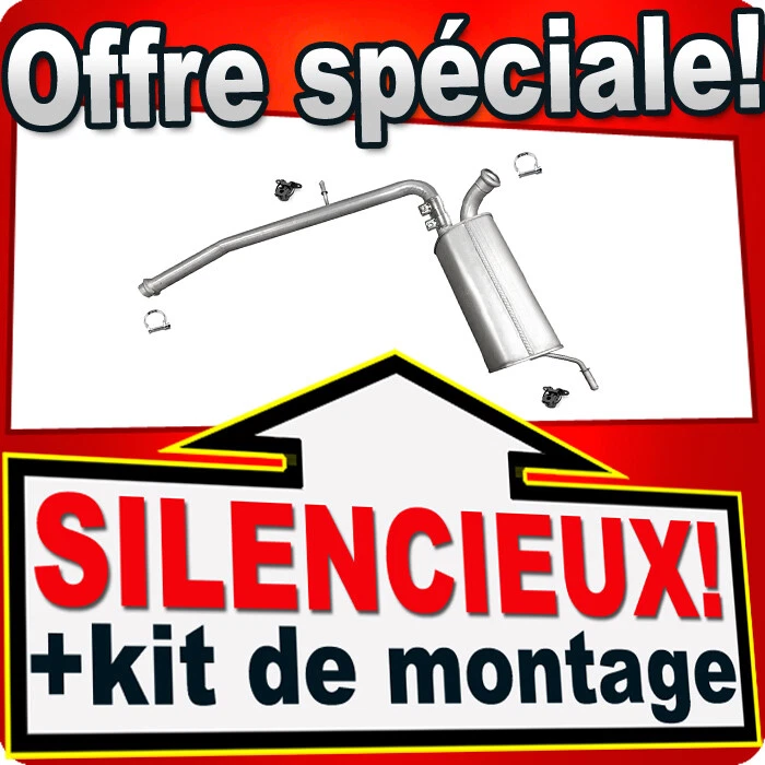 Silencieux Intermédiaire pour CITROEN JUMPY II & PEUGEOT EXPERT 2.0 HDI des 2009 - Photo 1/1