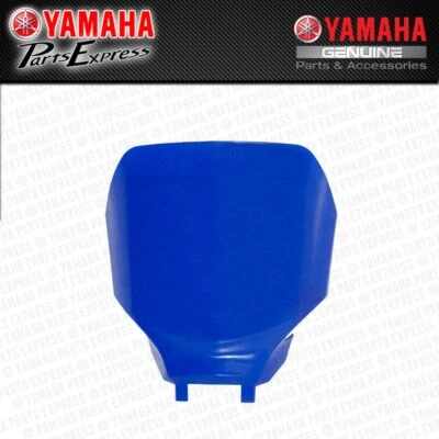 2024 2025 YAMAHA YZ250F YZ450F YZ 250F 450F FX OEM BLUE FRONT NUMBER PLATE - Image 1 of 4