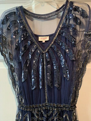 1920s Great Gatsby Flapper Dress - Size 6 - Image 1 of 4