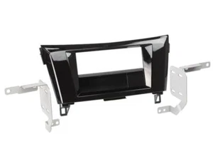 für NISSAN Pulsar1 C13 Auto Radio Blende Einbau Rahmen 1-DIN schwarz Klavierlack - Picture 1 of 2