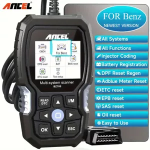 ANCEL BZ700 OBD2 Scanner All System ABS SRS SAS Diagnostic ScanTool Fit For Benz - Picture 1 of 10