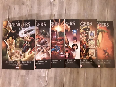Marvel Masterpieces TPB The Avengers vol. 1,2,3,4,5,6 Thor Hulk Iron Man - Image 1 of 2