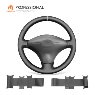 MEWANT Real Leather Steering Wheel Cover for Toyota ECHO 2000-2005 for Scion xA Foto 1 de 4