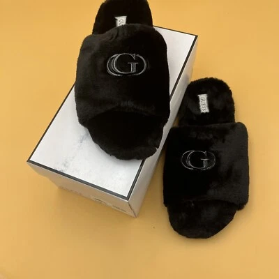 Zapatilla Guess Balwena 11 M negra de piel sintética con emblema G en la correa negra 001 Foto 1 de 4