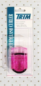 TRIM COMPACT EYELASH CURLER Stylish Design Fits In Purse Lightweight ~ HOT PINK - Picture 1 of 1