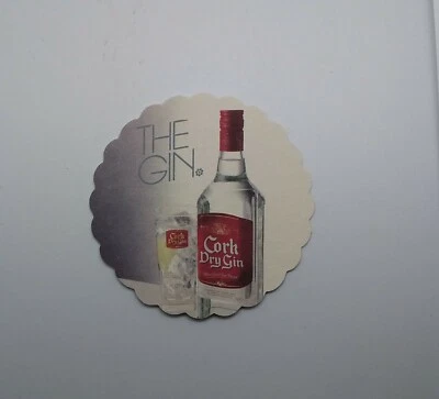 Cork : Dry Gin : Beer Mat/Coaster  - Image 1 of 2