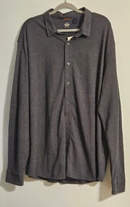 Dockers XXL 2XL  Smart 360 Flex Ultimate Button Up Long Sleeve Shirt Gray NEW  - Picture 1 of 11