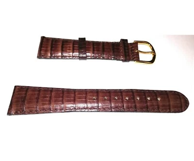 Correa de reloj de cuero artesanal deBeer - grano de lagarto salvaje Foto 1 de 2