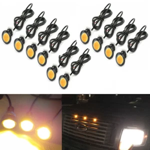 10x Amber Grille Lighting LED Kit Universal Fit Ford SVT Raptor Style Truck SUV - Picture 1 of 8