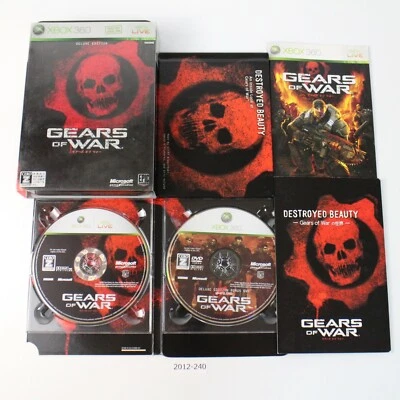 Xbox 360 Gears of War Deluxe Edition working NTSC-J 2012-240 ' - Image 1 of 2