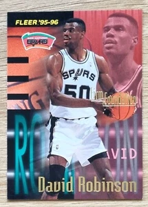 1995-96 NBA Fleer Firm Foundation #343 David Robinson - Spurs - Picture 1 of 2
