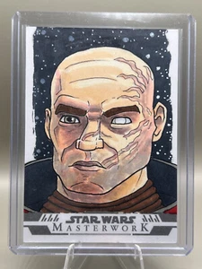 2024 Star Wars Masterwork Wrecker by Limuel Pinzon Sketch 1/1 Bad Batch - Picture 1 of 2