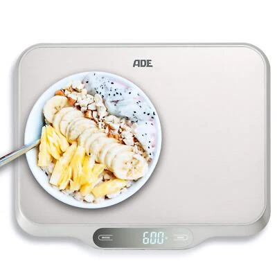 Extra große Küchenwaage digital bis 15kg | Küchenwaage große Wiegefläche 26x3... - Bild 1 von 4