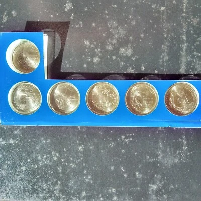 2009 - P - D.C. & US Territories Quarters - 6 Coin - Satin Finish - U S Mint Set - Image 1 of 2