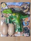 Dinosaur Bubble Gun Shooter with Music Lights & 2 Egg clips Free Shipping 