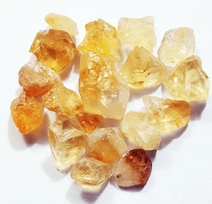 Pierre Précieuse Loose 100% Naturelle Citrine 300 Ct Lot Brut - Picture 1 of 6