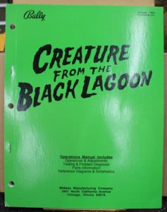The Creature from the Black Lagoon Flipper Handbuch #3 - Bally - Bild 1 von 3