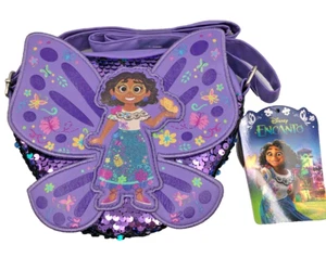 Disney Encanto Claire’s Handtasche Schmetterling Pailletten Umhängetasche Geschenk Neu Kinder - Bild 1 von 13