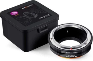 K&F Concept Lens Adapter for Canon FD Lens to Micro Four Thirds MFT M43 Cameras - Picture 1 of 7