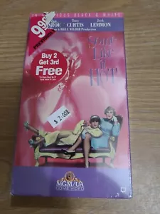 Some Like It Hot VHS Used Movie VCR Video Tape Marilyn Monroe Tony Curtis - Imagen 1 de 6