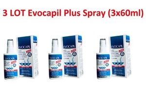 3 LOTTO EVOCAPIL PLUS SPRAY DOPO TRAPIANTO CAPELLI (3x60ML) NUOVO - Foto 1 di 1