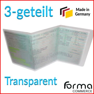 Fahrzeugschein Hülle KFZ Schein Hüllen für Fahrzeug Papiere Schutzhülle - Bild 1 von 4