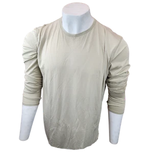 Used Excellent Tan FROG USMC CW SilkWeight BaseLayer Shirt *mocinc.1982* - Picture 1 of 2