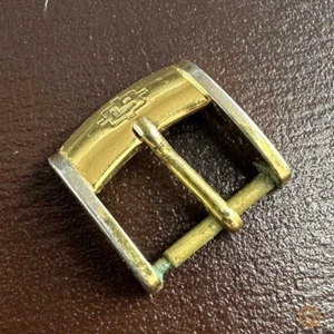 Lorenz Vergoldete Schnalle Ardiglione Gold Plated Buckle 14mm Vintage Original - Bild 1 von 1