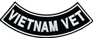VIETNAM VET MILITARY VETERAN MOTORCYCLE VEST 11" ROCKER PATCH CL-17 - Picture 1 of 6