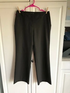 Pantalones de vestir para mujer J-Jill usados talla 8 marrón + frente plano 30" cintura 30" entrepierna - Imagen 1 de 5